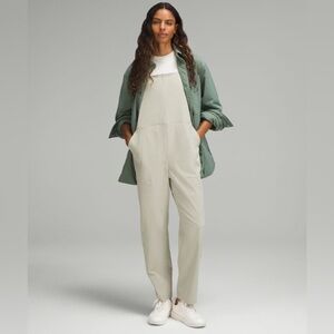 Lululemon WovenAir Overalls in Raw Linen